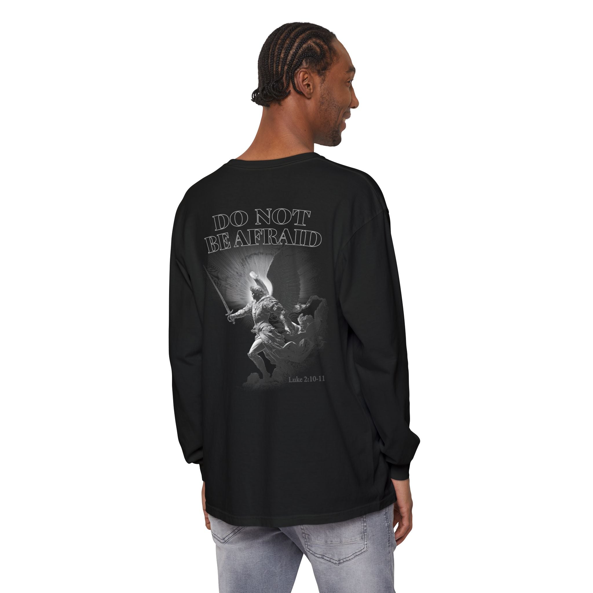 Do Not Be Afraid Long Sleeve Tee — Angel