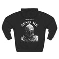 Send Me Knight Hoodie — Medieval Armor Fleece Pullover