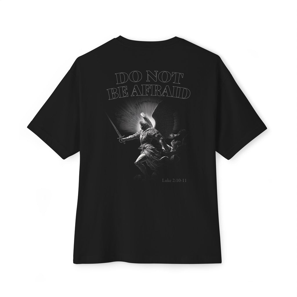 Do Not Be Afraid Oversized Tee — Angel
