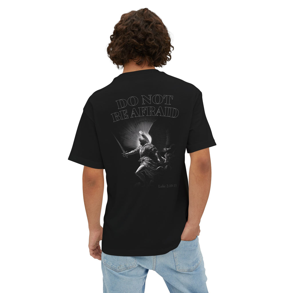 Do Not Be Afraid Oversized Tee — Angel