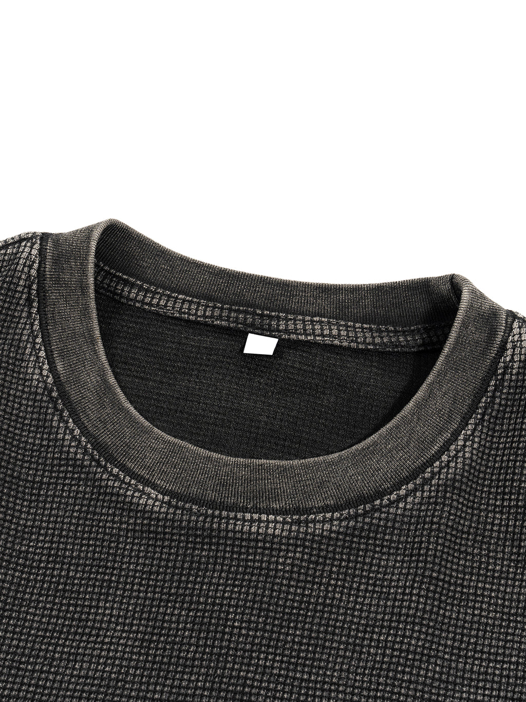 Send Me Textured Waffle Washed Boxy T-Shirt